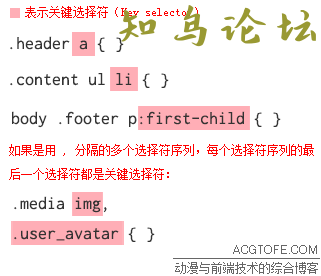 css进阶学习 选择符9847 作者:Editor 帖子ID:2838 论坛知鸟论坛_zn60.com