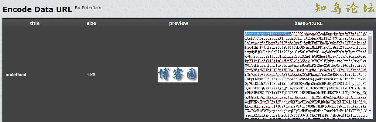 详解CSS玩转图片Base64编码7043 作者:Editor 帖子ID:2852 论坛知鸟论坛_zn60.com